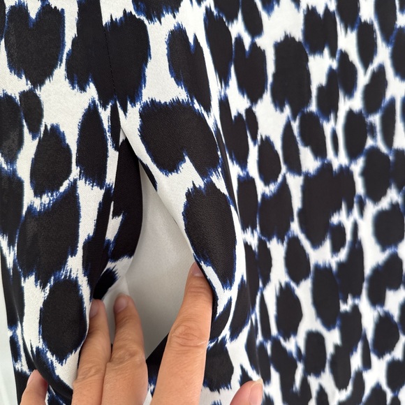 Midi Blue, Black, White Dress - Picture 8 of 9